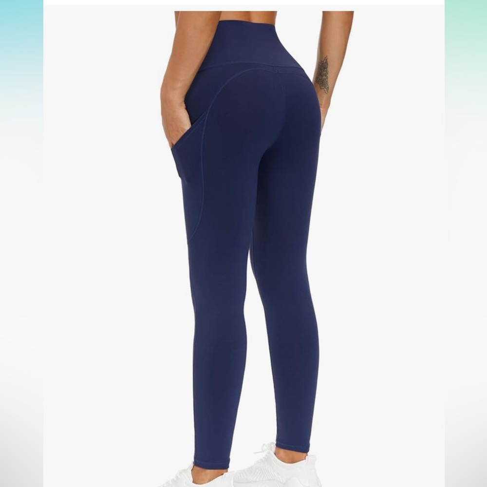 Navy Blue Leggings with pockets